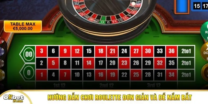 Hướng dẫn chơi Roulette đơn giản và dễ nắm bắt